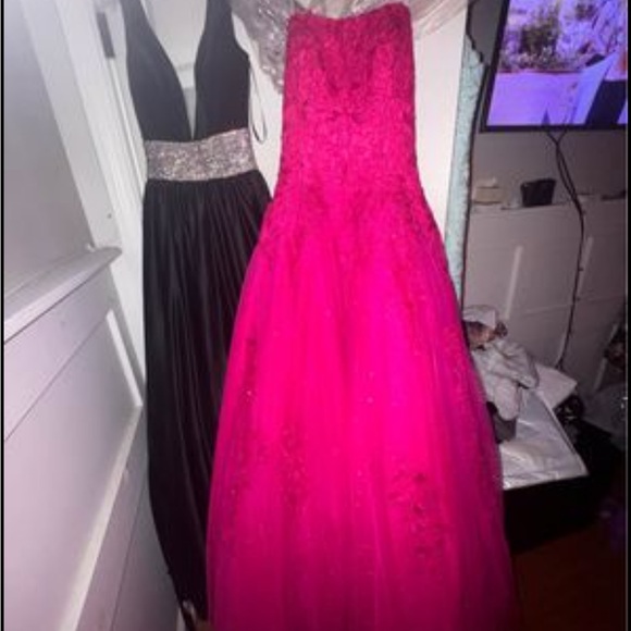 Pink Jovani Ball Gown - Picture 4 of 5